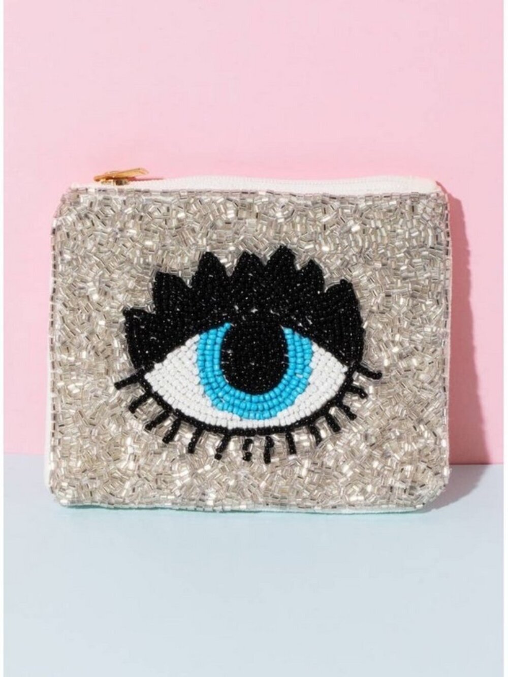 Beaded Eye Coin Purse - Picture 2 of 5